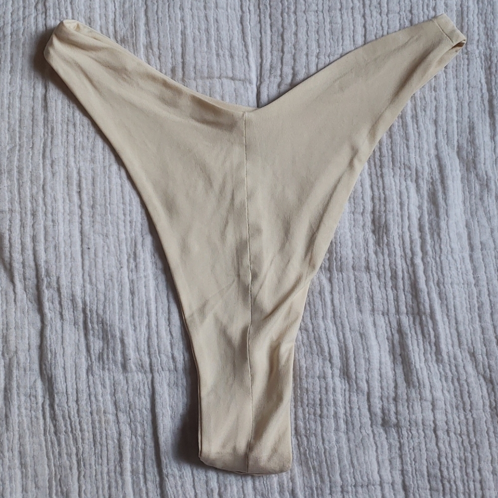 Oh Polly Cream Bikini Bottoms